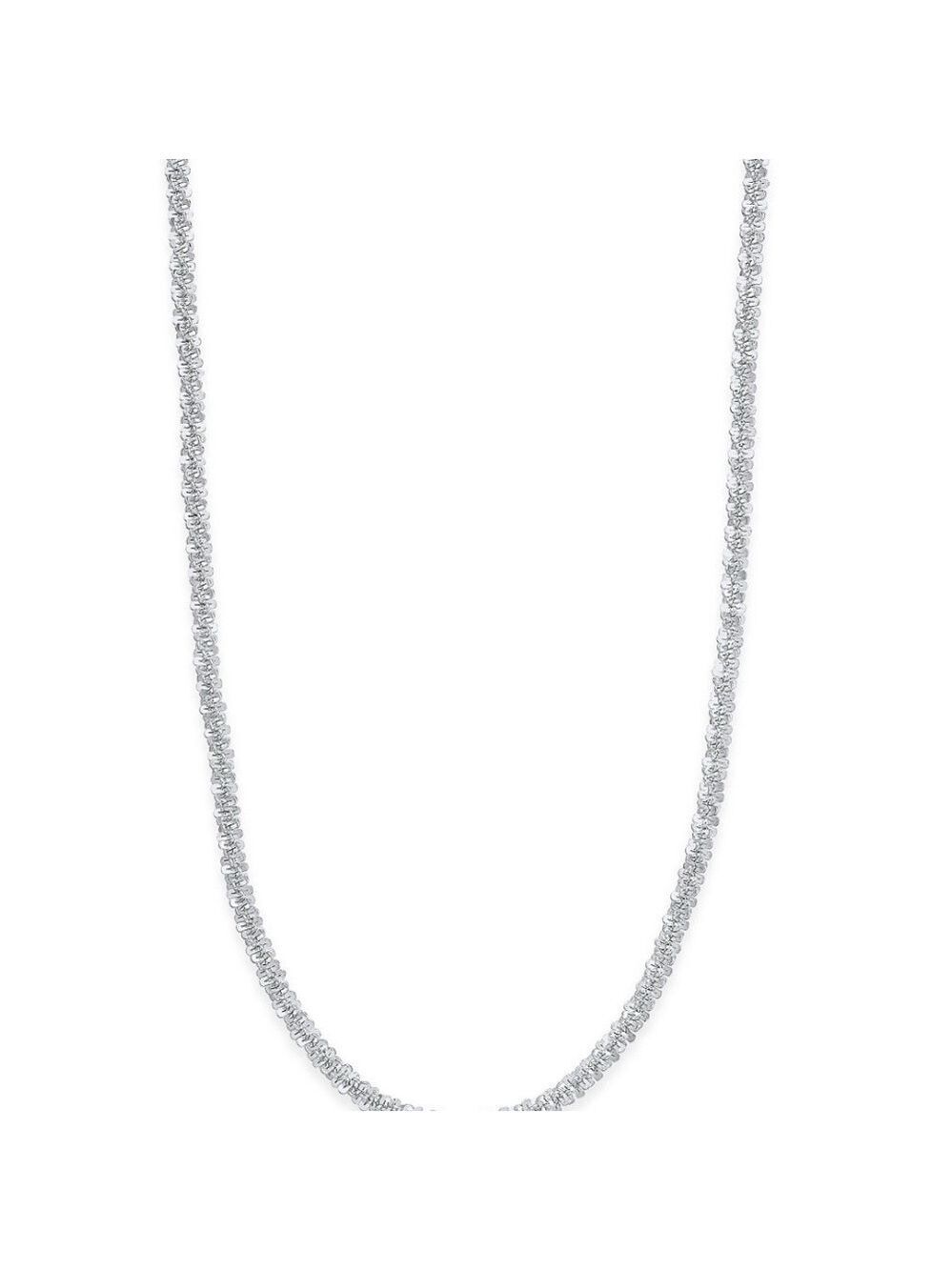Giani Bernini Sterling Silver 20 Inch Sparkle Link Necklace